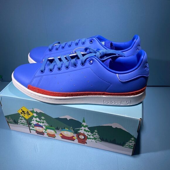 Men's Size 11 - Adidas Stan Smith South Park Limited Edition Shoes - Stan Marsh - Picture 3 of 6